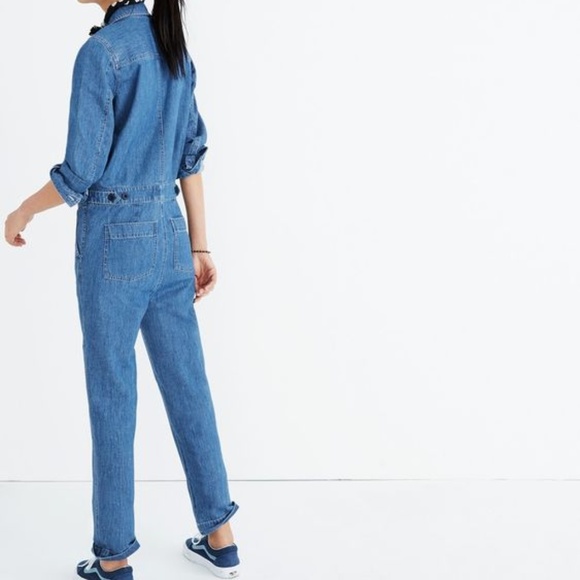 Madewell Denim Coverall Jumpsuit (Zip-front) - Picture 2 of 4
